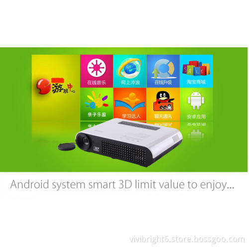 Vivibright 4K Android smart video projector 3D DLP mini full hd projector 1280*800p support 4K